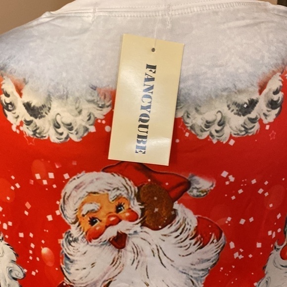 Fancycube Santa Long Sleeved Top XL NWT - Picture 6 of 9
